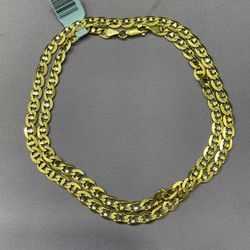 Chain 2-tone Gucci Link Design 14kt