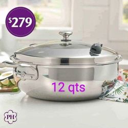 Princess House Caserola De 12 qt. Vida Sana. 