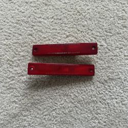 Evo 9 OEM Rear Bumper Red Side Markers