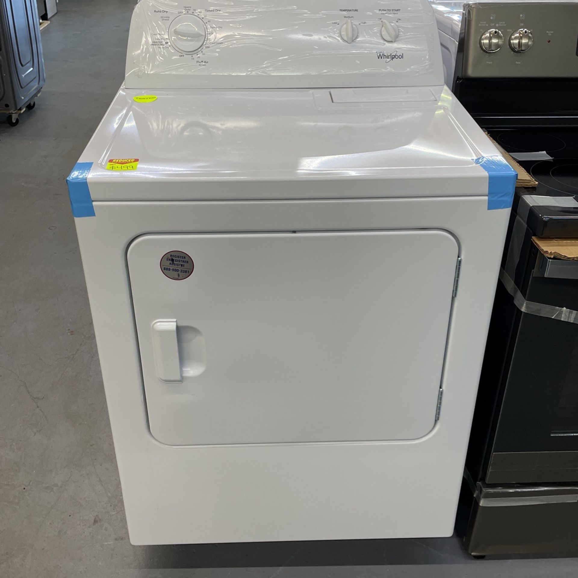 Whirlpool Dryer In Color White 7 Cu Ft