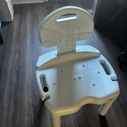 Shower Bench / Shower Seat With Backrest 