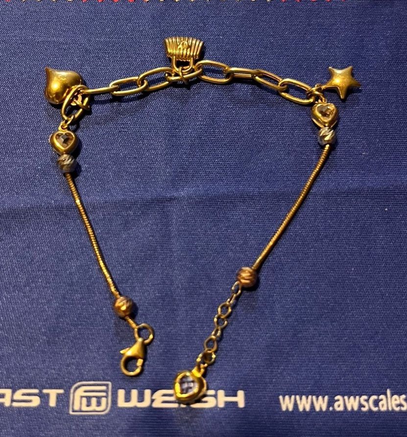 Gold Charm Bracelet
