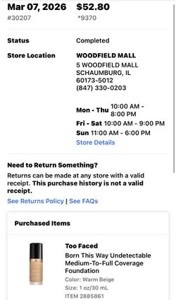 Two faced foundation