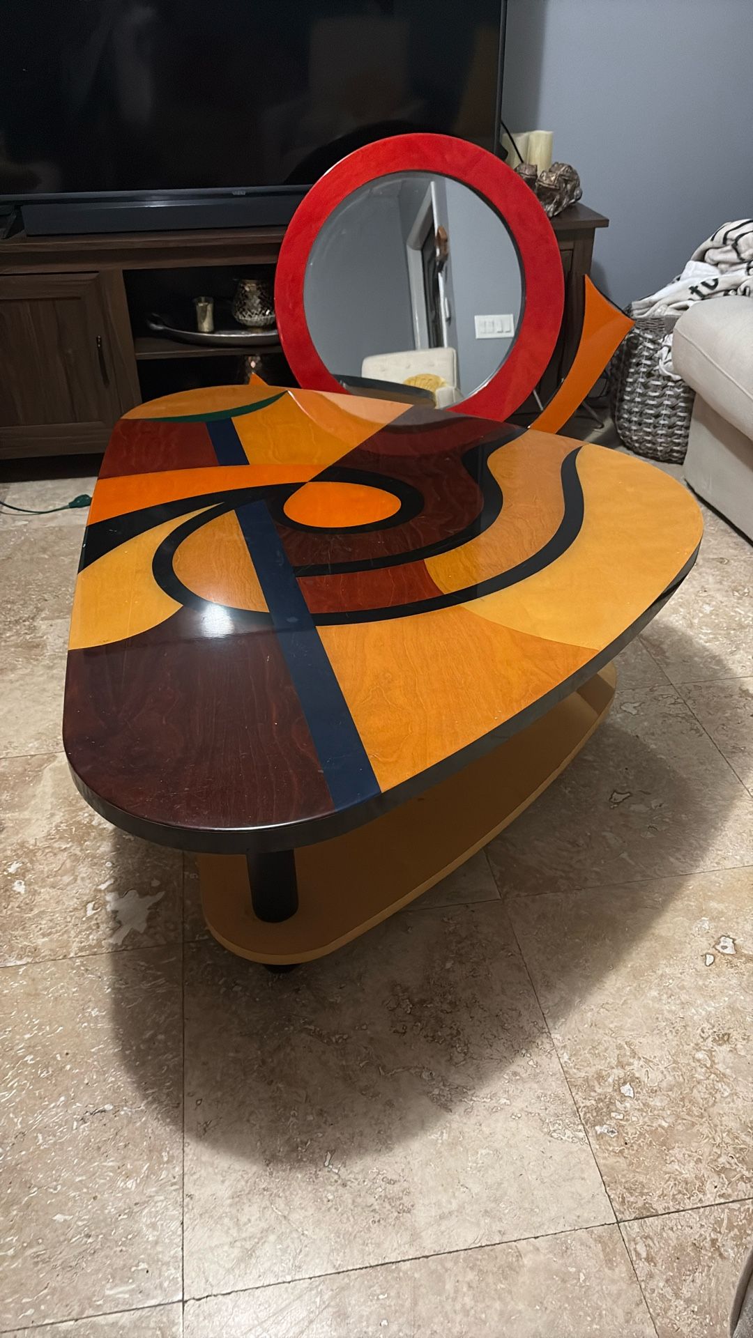 2 Sets of Tables And Mirror 