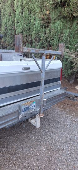 Pick up truck lumber rack extender (hitch rack)