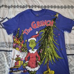 Christmas Grinch Shirt, Medium 