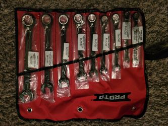 Proto 9 Piece SAE Reverse Combination Wrenches