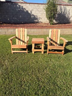 Adirondack chair set
