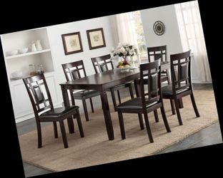 New 7pc. Dining table set