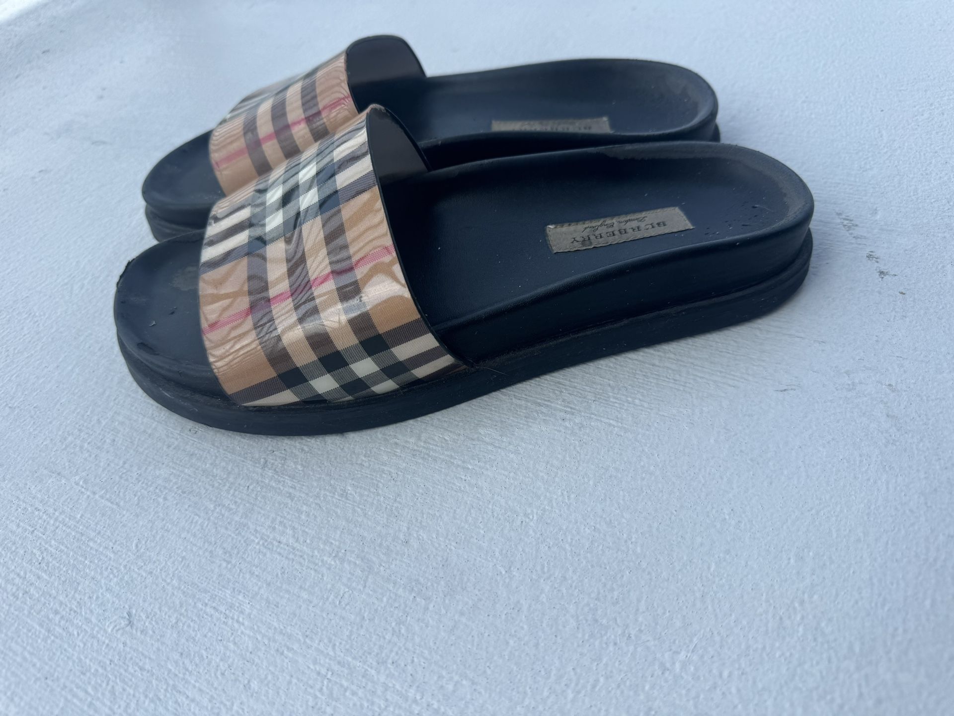 Burberry Slides Size 10 Used