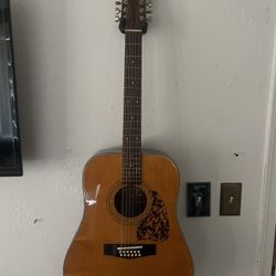 Ibanez 12 String AW25 1979 Hand Signed by Hondo