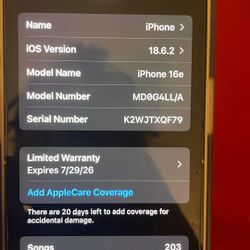 iPhone 16E (brand New ,with Box)