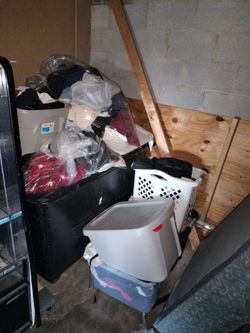 Truck load of clothes