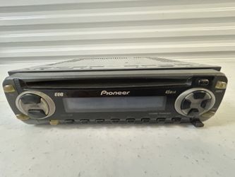 Car Pioneer Untested DEH-1400 CD Receiver 45 watts x 4 Channel Power Amplifier Detachable Faceplate 3 Band Equalizer