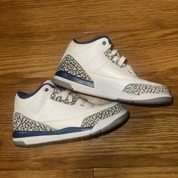 Size 2.5Y - Jordan 3 Retro True Blue 