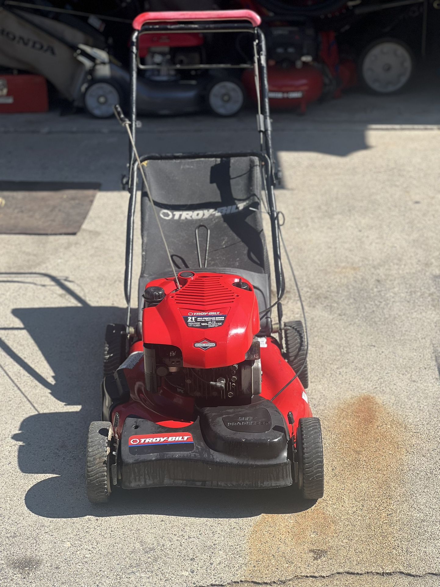 Troy-Bilt 21" Self-Propelled Lawn Mower.