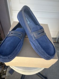 Brand New UGG Men's Tucker Driving Shoes Slip-On Penny Loafers Blue Size 10 Men’s 