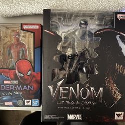 Shfiguarts Spider-Man And Venom Figured