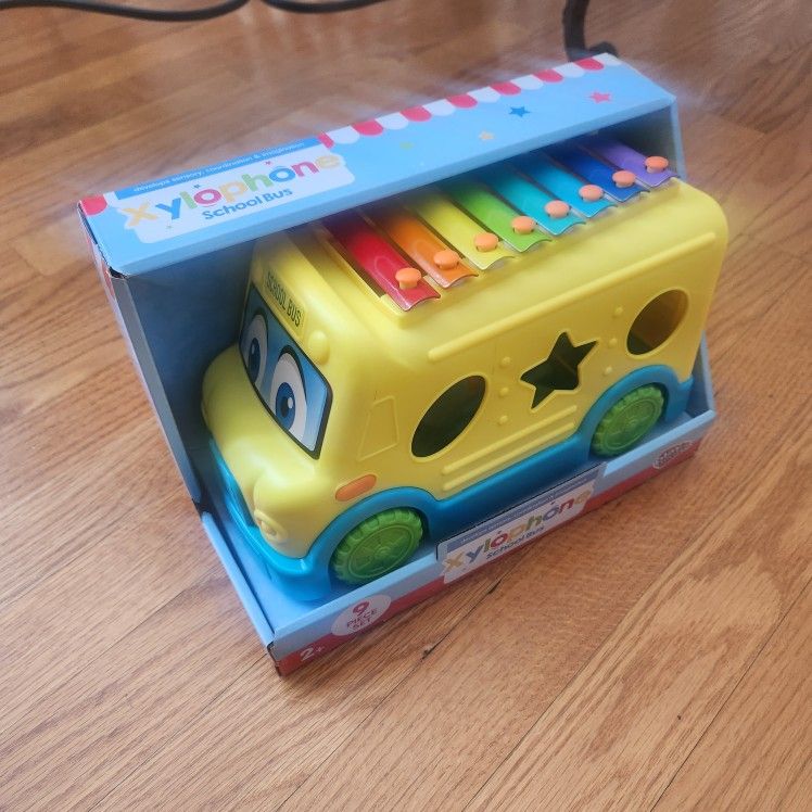 Xylophone School Bus Playset New