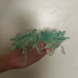 Glass Candle Holders