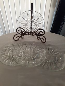 Princess house regency 4 dinner plates