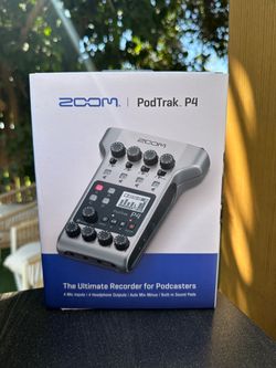 Zoom PodTrak P4 Podcast Audio Recorder