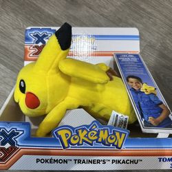 2014 Tomy Pokemon Trainer's Pikachu Talking Plush 9 RARE HTF Nintendo