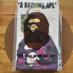 Bathing Ape Tee Purple Camo