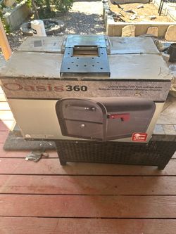 NEW Oasis 360 Locking Mailbox + Steel Mounting Bracket