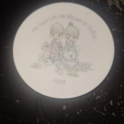 1988 Precious Moments Plate
