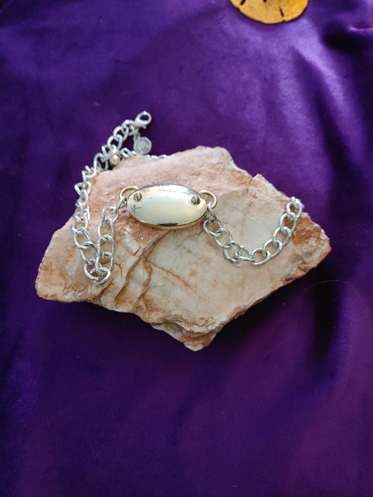 Liz Claiborne Silver/Goldtone Choker