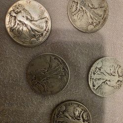5 liberty coins silver 90% 