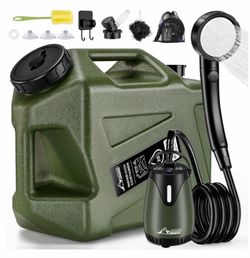 Portable Shower for Camping with 5-Gallon Water Jug