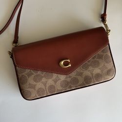 Purse COACH Wyn Crossbody HandBag In Signature Canvas