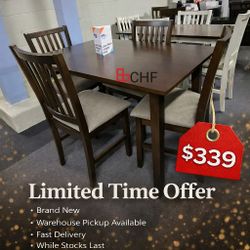5 Piece Dining Table Set