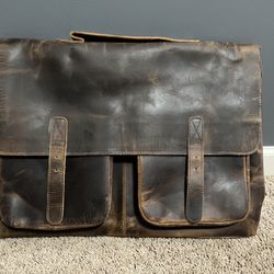 Mens Leather Messenger Bag 