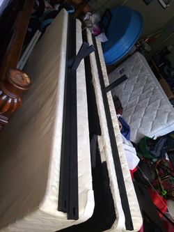 New bed rails . for a king size .with 2 tiwn box spring .make a king size