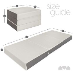 6" Tri-Fold Memory Foam Mattress