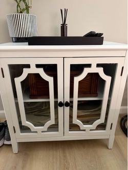 Accent cabinet - white