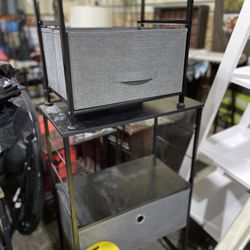 Storage Shelves With Bins