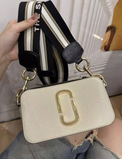 Marc Jacobs The Snapshot Crossbody Bag Cloud White Multi