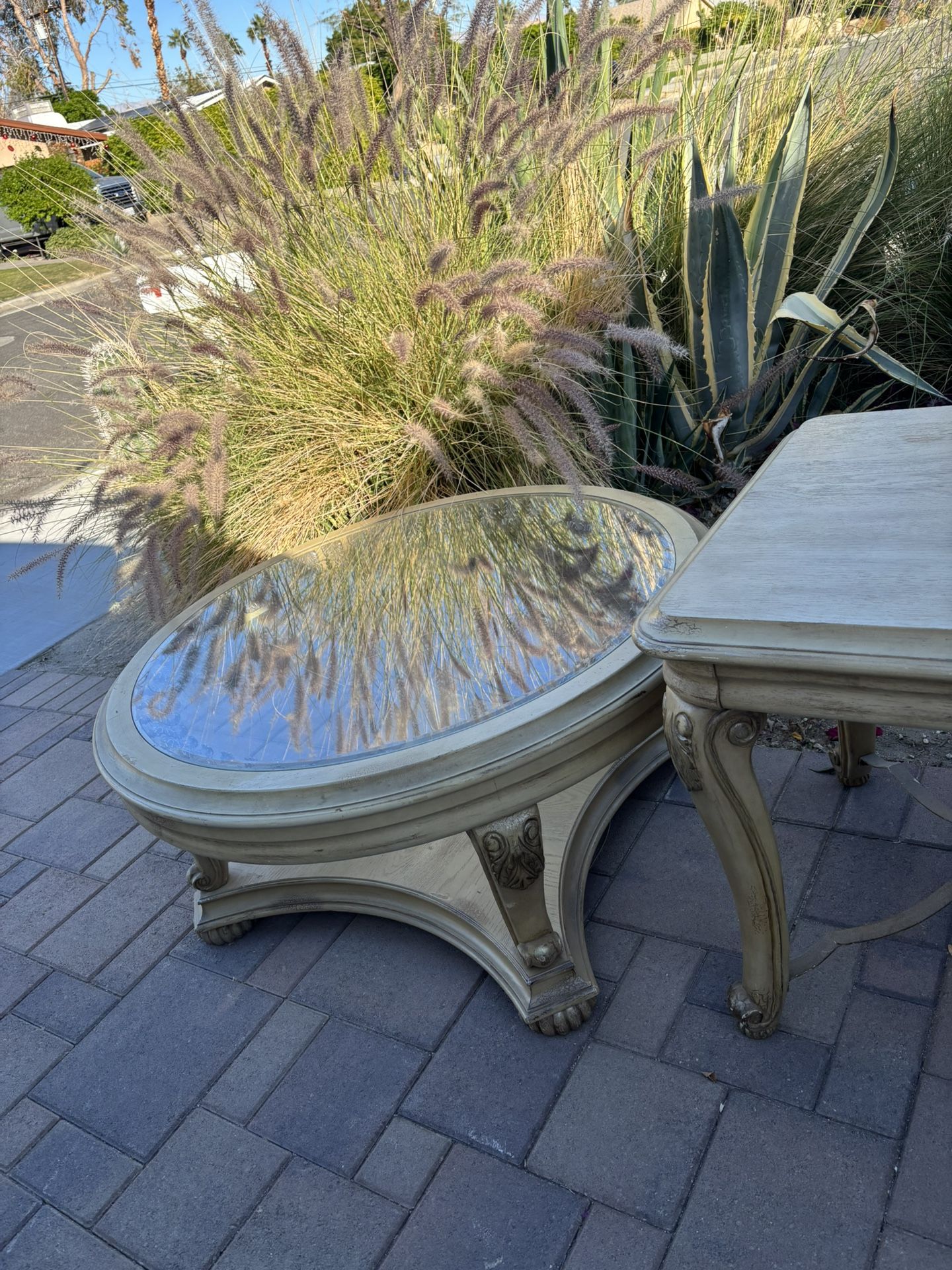 Furniture- MAKE OFFER-Coffee Table, Lamp Table, Antique Lowboy Chest, Nightstand, Rocking Chair