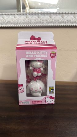 UCC Likited Edition Hello Kitty & Friends Strawberry milk carton w/8 characters.