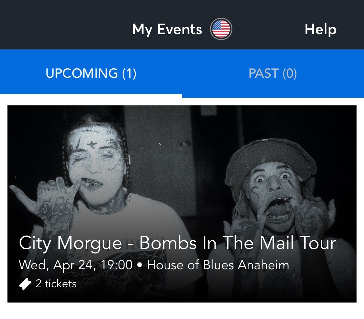 City Morgue - Bombs In The Mail (2 Tickets)