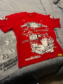 Red awful lotta cough syrup shirt(Size M)