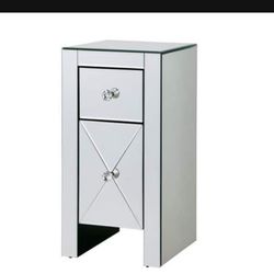 2 Mirrored Nightstand