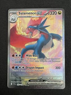 Salamence ex 187/159 Sv09: Journey Together Special Illustration Rare NM
