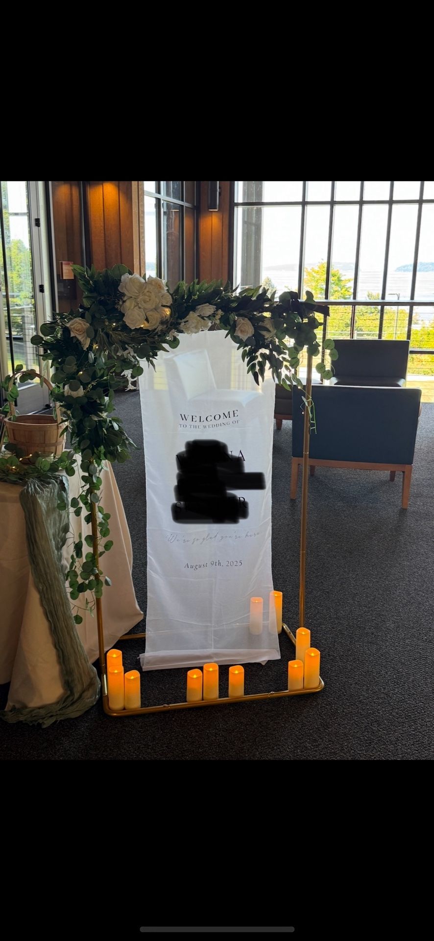 Wedding Welcome Sign Stand