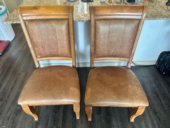 2 Leather Chairs