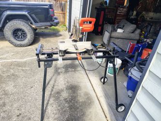 Black and Decker miter saw with stand